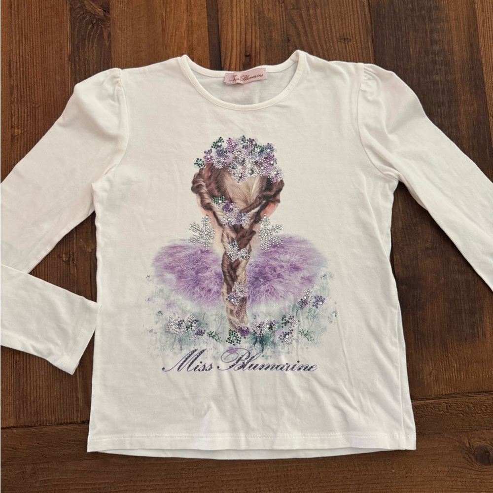 Miss Blumarine Long Sleeve Tee size 7/8